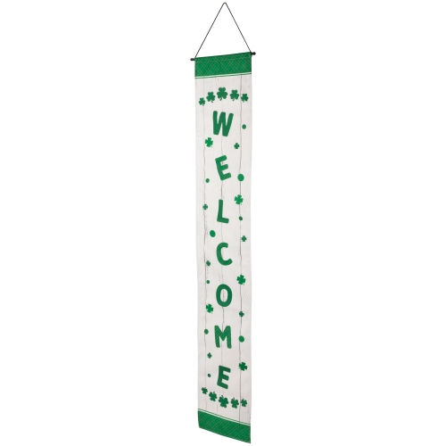 Welcome St. Patrick's Day Porch Door Banners - 71" - Set of 2