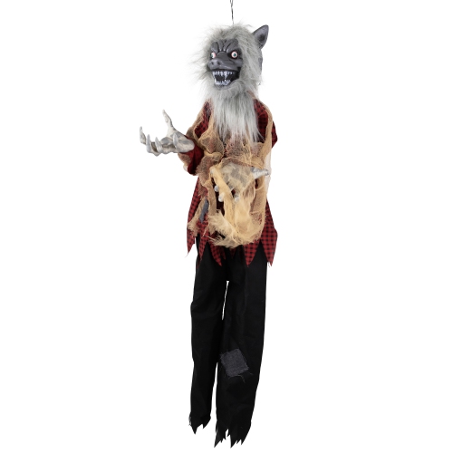 Animated Motion Activated Werewolf Halloween Decoration - 4'