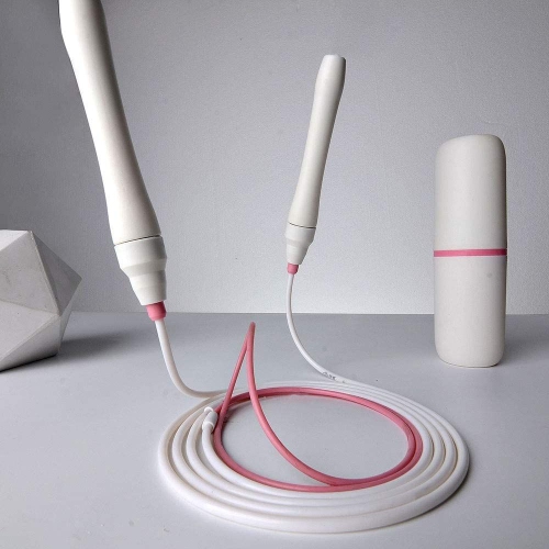 "Premium Self-Locking Jump Rope – Sleek White Design for Effortless Workouts"