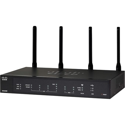 CISCO  Refurbished Excellent Rv340W-A-K9-Na-Ws Rv340W Dual Wan Wireless Ac Vpn Router