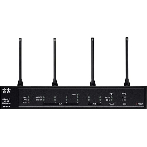 Refurbished Excellent Cisco RV340W-A-K9-NA-WS RV340W Dual WAN Wireless AC VPN Router