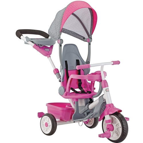 LITTLE TIKES  Perfect Fit Toddler 4-In-1 Stroll And Tricycle In Pink