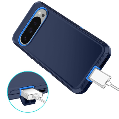 I-HONVA pour Pixel 9 Pro XL de Google, étui antichoc, résistant à la poussière et aux chutes, 3 couches, sans protecteur d'écran, étui robuste