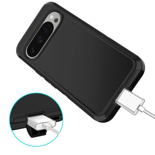 I-HONVA for Google Pixel 9 Pro XL Case Shockproof Dust/Drop Proof 3-Layer Full Body Protection Without Screen Protector Rugged Heavy Duty Cover Case