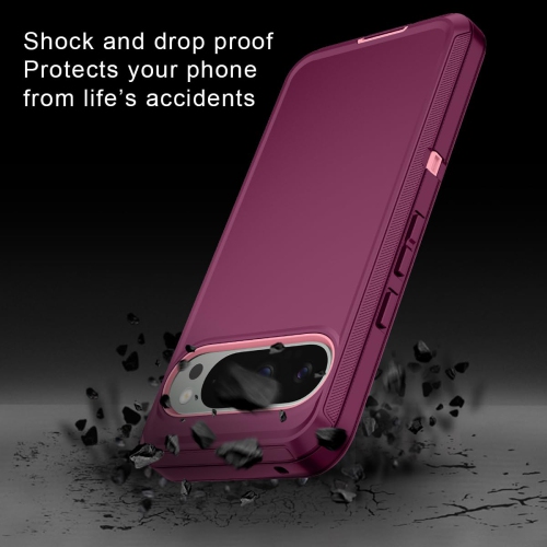 I-HONVA for Google Pixel 9 Pro XL Case Shockproof Dust/Drop Proof 3-Layer Full Body Protection Without Screen Protector Rugged Heavy Duty Cover Case