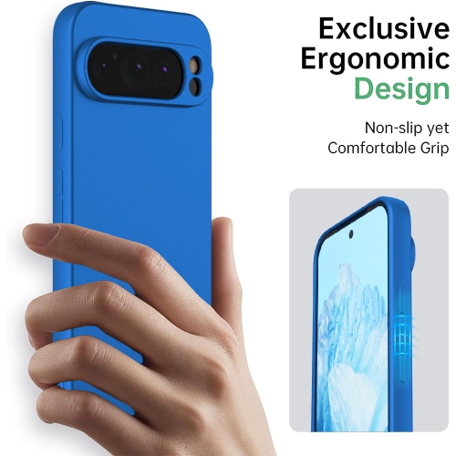 X-level pour Google Pixel 9 Pro XL Étui flexible mince TPU flexible Série Guardian Ultra-Thin Grip revêtement mat couvercle arrière de téléphone Étui