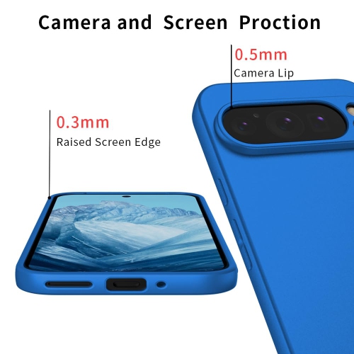 X-level pour Google Pixel 9 Pro XL Étui flexible mince TPU flexible Série Guardian Ultra-Thin Grip revêtement mat couvercle arrière de téléphone Étui