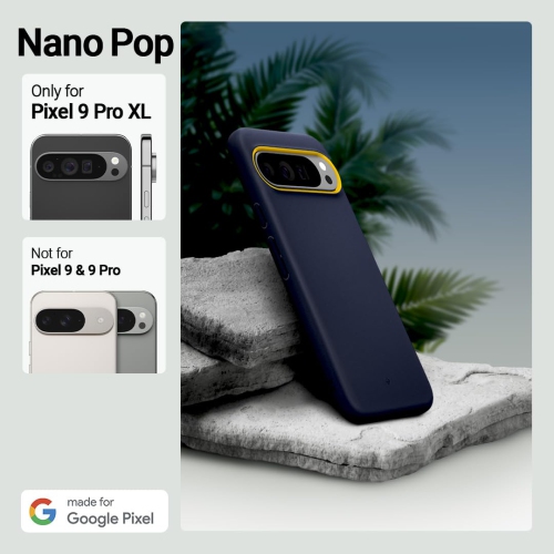 Caseology Nano Pop for Google Pixel 9 Pro XL Case 5G Silicone Case - Blueberry Navy