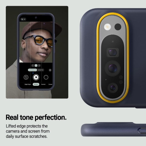 Caseology Nano Pop for Google Pixel 9 Pro XL Case 5G Silicone Case - Blueberry Navy