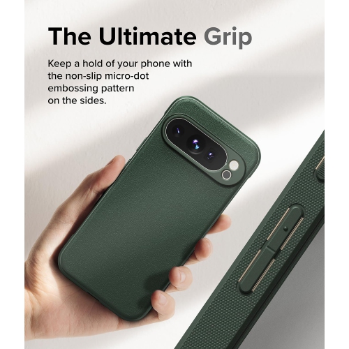 Ringke Onyx Feels Good in The Hand Compatible with Google Pixel 9 Pro XL Case, Anti-Fingerprint Technology Prevents Oily Smudges Non-Slip Enhanced