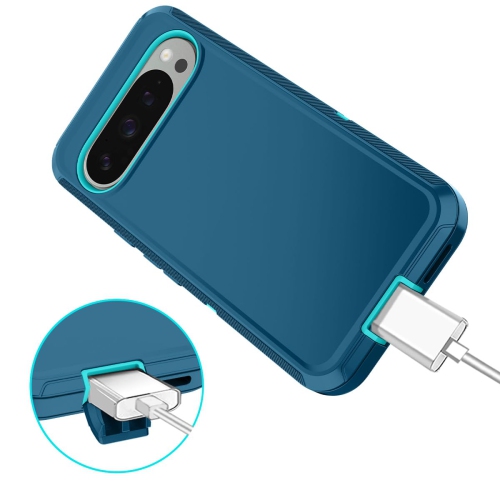 I-HONVA for Google Pixel 9 Pro XL Case Shockproof Dust/Drop Proof 3-Layer Full Body Protection Without Screen Protector Rugged Heavy Duty Cover Case