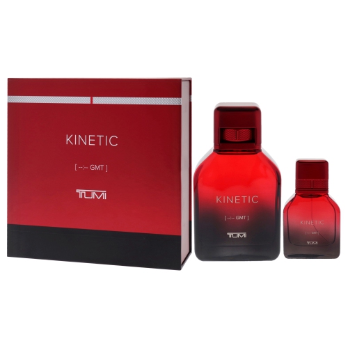 Kinetic de TUMI pour hommes - Ensemble-cadeau 6,8&nbsp;oz en vaporisateur EDP 2 ml, vaporisateur 1&nbsp;oz EDP