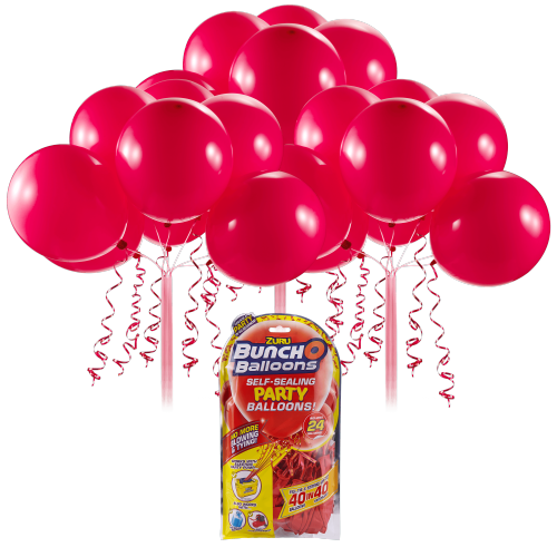 ZURU  Bunch O Ballons 24 Pieces Color In Red