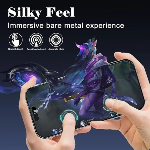 Protecteur d'écran de confidentialité iPhone 16 Pro Max, paquet de 2 [6,9 po] – verre trempé, anti-espion, dureté 9H, anti-égratignure