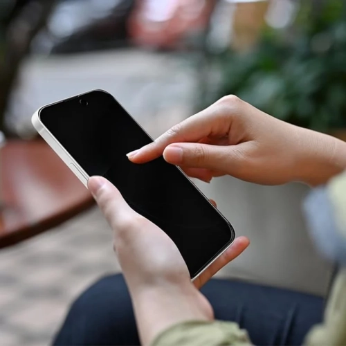 Protecteur d'écran de confidentialité iPhone 16 Pro Max, paquet de 2 [6,9 po] – verre trempé, anti-espion, dureté 9H, anti-égratignure