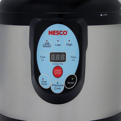 NESCO NPC 9 Smart Electric Pressure Cooker and Canner 9.5 Quart Stainless Steel Best Buy Canada