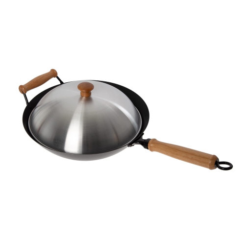 Joyce Chen 22-9938, Pro Chef 14 Inch 10 Piece Excalibur Non-Stick Wok Set