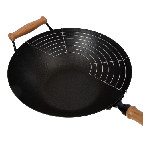 Joyce Chen 22-9938, Pro Chef 14 Inch 10 Piece Excalibur Non-Stick Wok Set