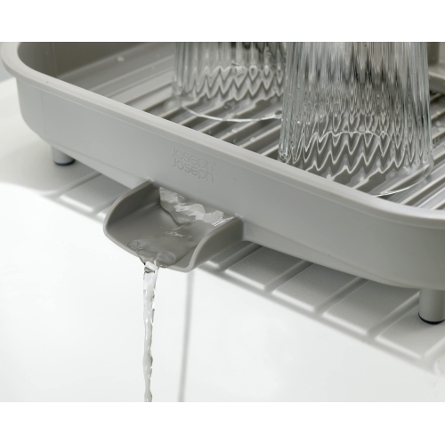 Joseph Joseph Duo Expandable Dish Drying Rack, Gray, 2-Tier