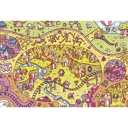 Le casse-tête Crystal Caves • de 1000 pièces de la Magic Puzzle Company • Série 2