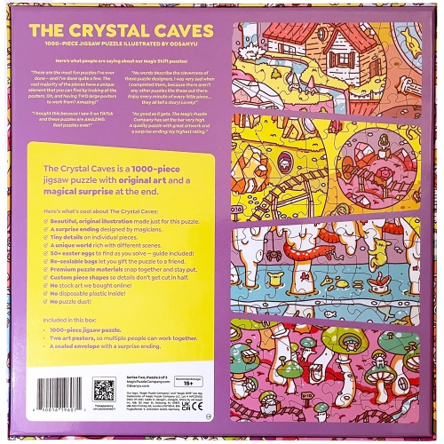 Le casse-tête Crystal Caves • de 1000 pièces de la Magic Puzzle Company • Série 2