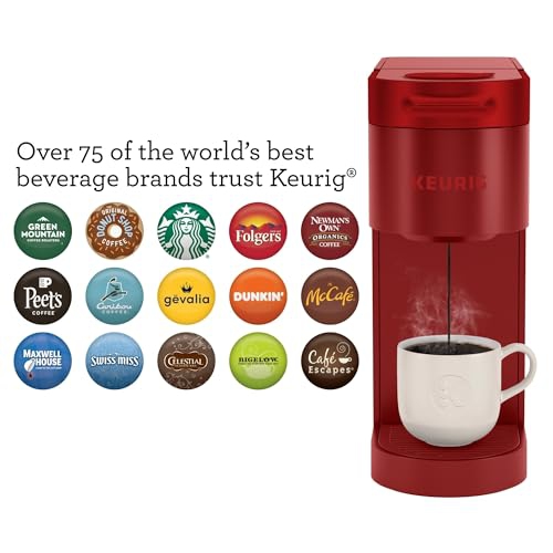Keurig® K- Slim® Single Serve K-Cup Pod Coffee Maker, Multistream™ Technology, Scarlet Red