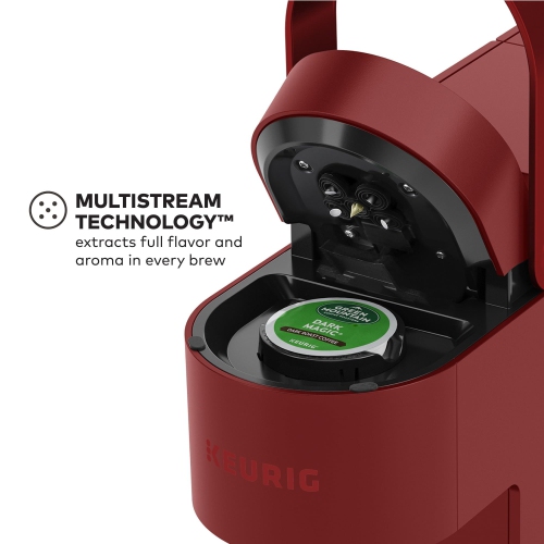 Keurig® K- Slim® Single Serve K-Cup Pod Coffee Maker, Multistream™ Technology, Scarlet Red