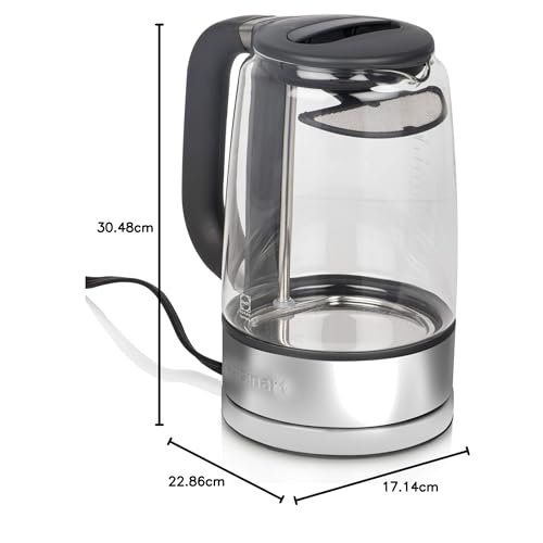 CUISINART GK-17C ViewPro 1.7 L Glass Kettle, Silver