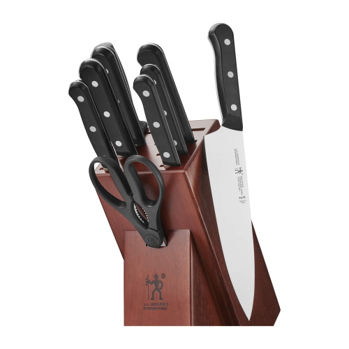 HENCKELS  Solution Razor-Sharp 10-PC Knife Set, Chef Knife, Bread Knife, German Engineered Informed By 100+ Years Of Ma