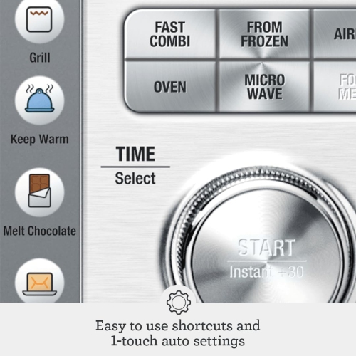 Breville Combi Wave 3-in-1 Microwave BMO870BSS, Brushed Stainless Steel