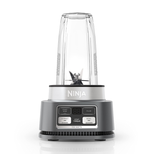 Ninja SS100C, Foodi Smoothie Bowl Maker and Nutrient Extractor with Auto-iQ, 1100W, Silver, Small