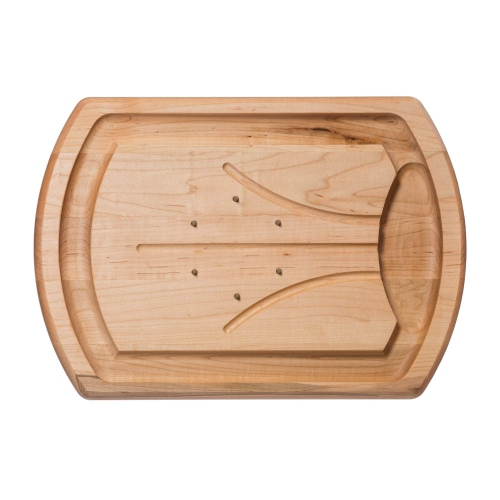 Image 1 of 3.. J.K. Adams TCB-2014-S 20-Inch by 14-Inch Traditional Carver with Spikes, Maple