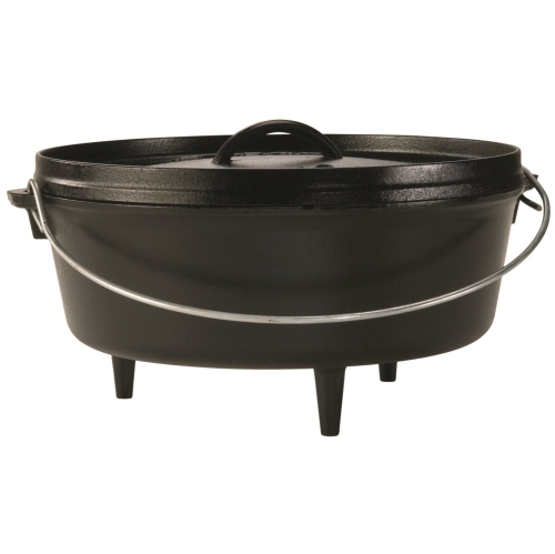 Image 1 of 7.. Lodge L12CO3 Logic 6-Quart Pre-Seasoned Camp Dutch Oven