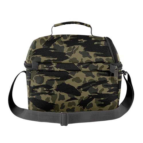 Carhartt Insulated 12 Can Two Compartment Lunch Cooler, Durable Fully-Insulated Lunch Box, Dual Compartment (Blind Duc..