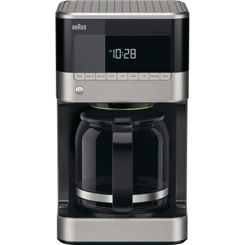 Braun BrewSense Drip Coffee Maker - 12 Cup - KF7150BK, Stainless / Black