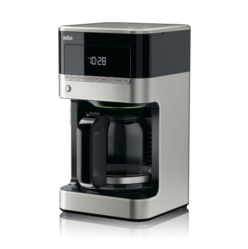 Braun BrewSense Drip Coffee Maker - 12 Cup - KF7150BK, Stainless / Black