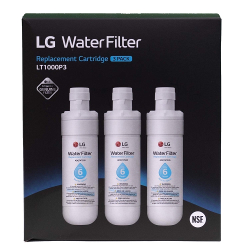 LG LT1000P3 Genuine Replacement Refrigerator Water Filter, 3-Pack by LG Canada
