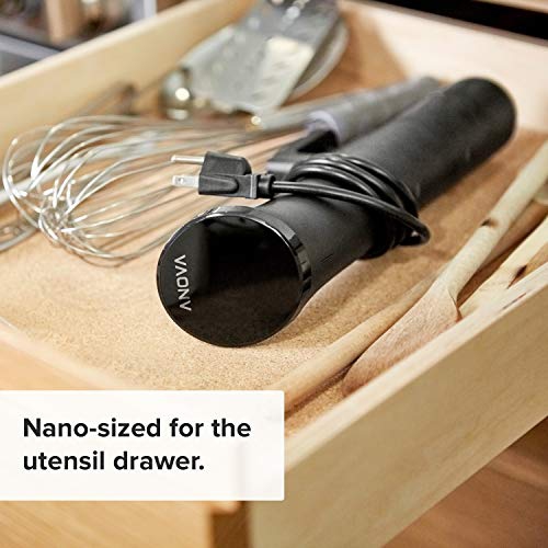 ANOVA – Cuiseur de précision sous vide Culinary AN400-US00 Nano, 12,8 x 2,2 x 4,1 po, noir
