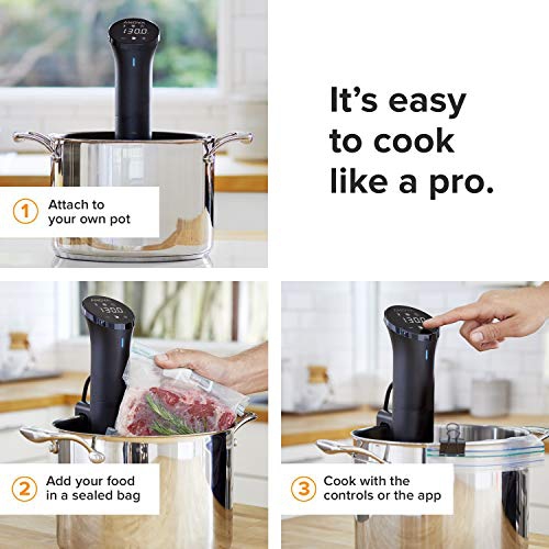 ANOVA – Cuiseur de précision sous vide Culinary AN400-US00 Nano, 12,8 x 2,2 x 4,1 po, noir
