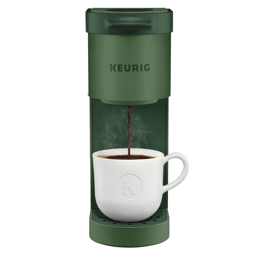 KEURIG  K-Mini Single Serve K-Cup Pod Coffee Maker, Featuring An Ultra-Sleek Design, Evergreen