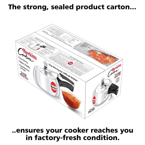 Hawkins – Cuiseur Contura HC20, 2,0l, petit, aluminium