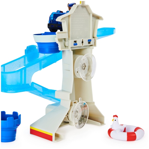 Ensemble de jeu pour le bain PAT'Patrouille avec véhicule Chase lumineux et jouet pour le bain pour enfants de 3 ans et plus