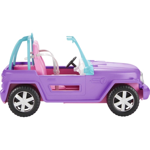 Barbie Toy Car Purple Off Road Vehicle with 2 Pink Seats and Treaded Rolling Wheels Best Buy Canada