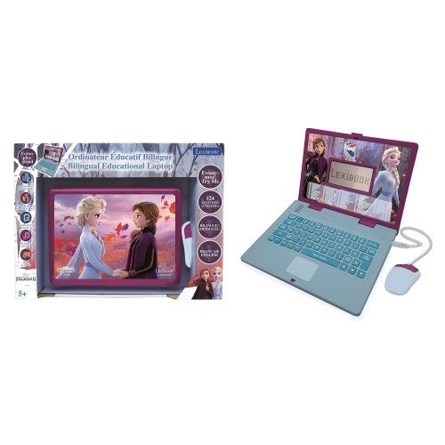 Ordinateur portatif éducatif la Reine des neiges – 124 activités