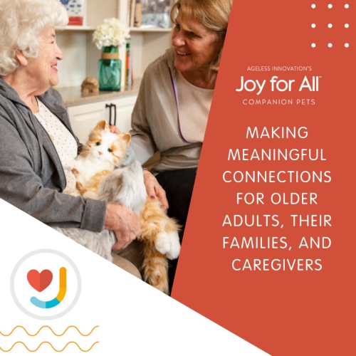 Ageless Innovation | Joy For All Companion Pets | Orange Tabby Cat | Lifelike & Realistic