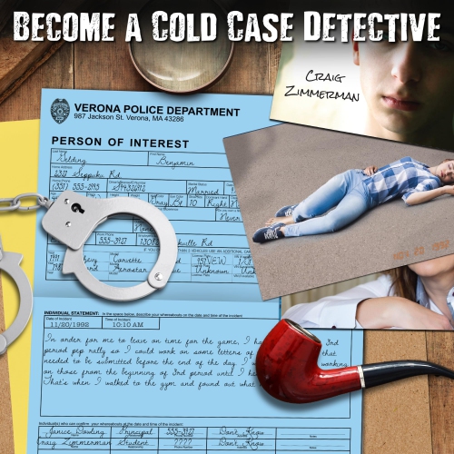 Jeu Unsolved Case Files - Jamie Banks - Cold Case Murder Mystery Game Can You Solve The crime - Anglais seulement