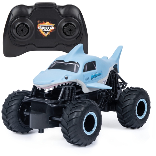 Monster Jam, camion monstre téléguidé officiel Megalodon pour garçons et filles, échelle 1:24, 2,4&nbsp;GHz, jouets pour enfants AG.