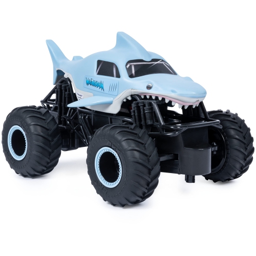 Monster Jam, camion monstre téléguidé officiel Megalodon pour garçons et filles, échelle 1:24, 2,4&nbsp;GHz, jouets pour enfants AG.