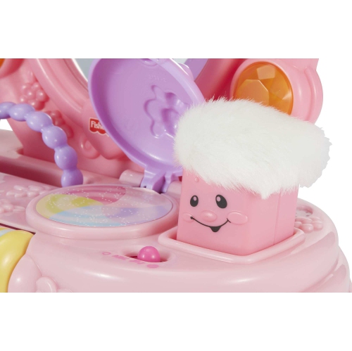 Fisher-Price Baby & Toddler Toy Laugh & Learn Magical Musical Mirror Pretend Vanity Set for Infants Ages 6+ Months