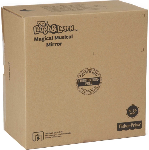 Fisher-Price Baby & Toddler Toy Laugh & Learn Magical Musical Mirror Pretend Vanity Set for Infants Ages 6+ Months